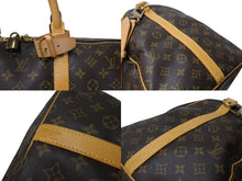 Load image into Gallery viewer, LOUIS VUITTON ルイヴィトン キーポル バンドリエール55 M41414 モノグラム PVC レザー ブラウン ゴールド金具 美品 中古 65641