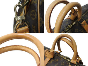 LOUIS VUITTON ルイヴィトン モノグラム キーポル50 ボストンバッグ M41426 ブラウン 良品 中古 65642