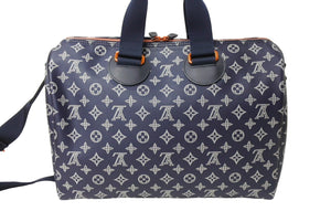 極美品 LOUIS VUITTON ルイヴィトン スピーディバンドリエール40 2way ハンドバッグ モノグラムインク アップサイトダウン M43697 中古 65647