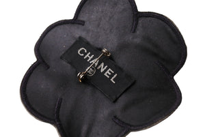 CHANEL シャネル ココマーク カメリアコサージュ ブローチ アクセサリー ラバー 11g ホワイト ブラック 美品 中古 65651