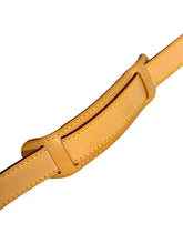 画像をギャラリービューアに読み込む, LouisVuitton ルイヴィトン キーポル 替えショルダーストラップ ヌメ革 ブラウン ゴールド金具 美品 中古 65657