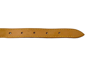 LOUIS VUITTON ルイヴィトン バギー用 ヌメ革 ストラップ ベージュ フランス製 全長126cm 美品 中古 65659
