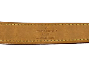 LOUIS VUITTON ルイヴィトン バギー用 ヌメ革 ストラップ ベージュ フランス製 全長126cm 美品 中古 65659