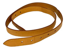 画像をギャラリービューアに読み込む, LouisVuitton ルイヴィトン バギー用 ショルダーストラップ TH0076 ヌメ革 ブラウン 美品 中古 65661