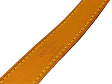 画像をギャラリービューアに読み込む, LouisVuitton ルイヴィトン バギー用 ショルダーストラップ TH0076 ヌメ革 ブラウン 美品 中古 65661