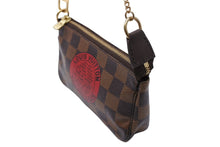 Load image into Gallery viewer, 極美品 LOUIS VUITTON ルイ ヴィトン ミニポシェットアクセソワール T&amp;B アクセサリーポーチ ダミエ エベヌ N58011 中古 65663