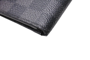 LOUIS VUITTON ルイ ヴィトン オーガナイザードゥポッシュ カードケース KHイニシャル入り ダミエ ブラック N63143 美品 中古 65667