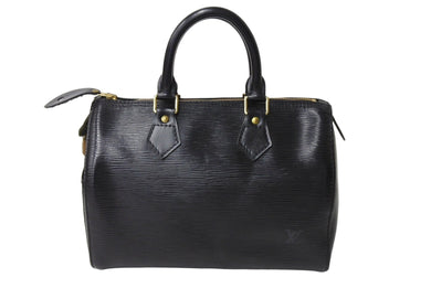 LOUIS VUITTON ルイヴィトン ハンドバッグ エピレザー スピーディ25 M59032 ブラック 良品 中古 65670