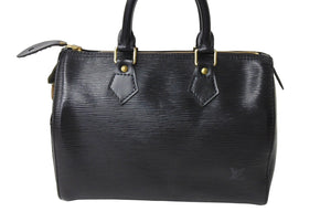 LOUIS VUITTON ルイヴィトン ハンドバッグ エピレザー スピーディ25 M59032 ブラック 良品 中古 65670