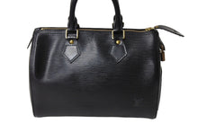 Load image into Gallery viewer, LOUIS VUITTON ルイヴィトン ハンドバッグ エピレザー スピーディ25 M59032 ブラック 良品 中古 65670