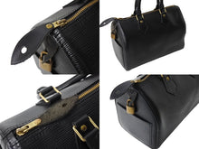 Load image into Gallery viewer, LOUIS VUITTON ルイヴィトン ハンドバッグ エピレザー スピーディ25 M59032 ブラック 良品 中古 65670