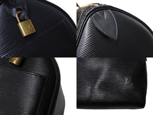 LOUIS VUITTON ルイヴィトン ハンドバッグ エピレザー スピーディ25 M59032 ブラック 良品 中古 65670