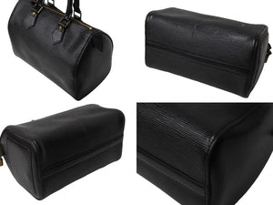 LOUIS VUITTON ルイヴィトン ハンドバッグ エピレザー スピーディ25 M59032 ブラック 良品 中古 65670