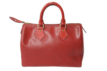 画像をギャラリービューアに読み込む, LOUIS VUITTON ルイヴィトン ハンドバッグ スピーディ25 エピ M43017 レッド 良品 中古 65671