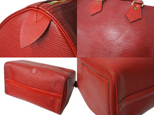 画像をギャラリービューアに読み込む, LOUIS VUITTON ルイヴィトン ハンドバッグ スピーディ25 エピ M43017 レッド 良品 中古 65671