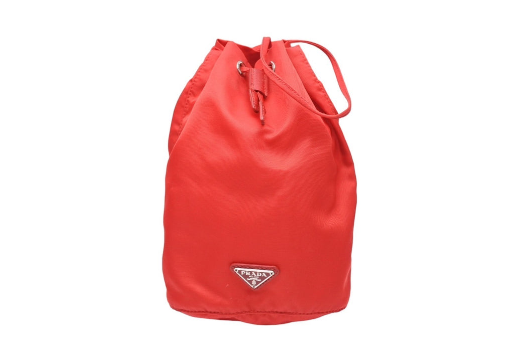 PRADA - プラダ PRADA ポーチ Re-Nylon トライアングルロゴ