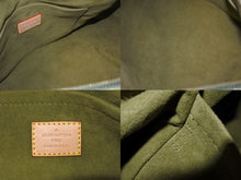Load image into Gallery viewer, LOUIS VUITTON ルイヴィトン ネオ スピーディ ハンドバッグ M95215 モノグラムデニム カーキ ゴールド金具 美品 中古 65692