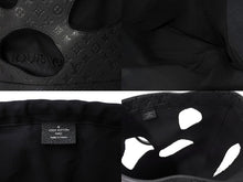 画像をギャラリービューアに読み込む, 新品同様 LOUIS VUITTON ルイヴィトン コムデギャルソン 川久保玲 トートバッグ M58661 ウィズホールズMM モノグラムアンプラント ブラック 中古 65693