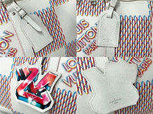 Load image into Gallery viewer, 極美品 LOUIS VUITTON ルイ ヴィトン キーポルバンドリエール50 ダミエスプレー ボストンバッグ M20563 2022AW ホワイト 中古 65695