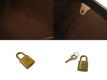 Load image into Gallery viewer, LOUIS VUITTON ルイヴィトン キーポル50 ボストンバッグ M41426 K・Tイニシャル入 モノグラム キャンバス ブラウン 美品 中古 65705