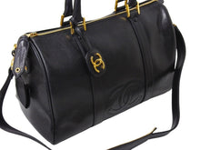 Load image into Gallery viewer, 極美品 CHANEL シャネル ハンドバッグ ショルダーバッグ 2WAY 2番台 キャビアスキン ココマーク ブラック キャビアスキン 中古 65707