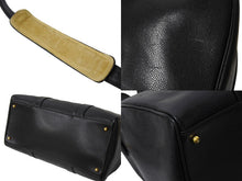 Load image into Gallery viewer, 極美品 CHANEL シャネル ハンドバッグ ショルダーバッグ 2WAY 2番台 キャビアスキン ココマーク ブラック キャビアスキン 中古 65707