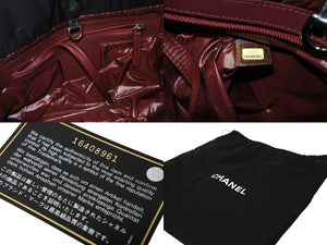 極美品 CHANEL シャネル コココクーン スモールトート ハンドバッグ A48610 16番台 キルティング ココマーク ブラック シルバー金具 中古 65708