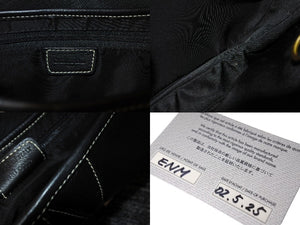 ChristianDior クリスチャンディオール サドルバッグ ワンショルダーバッグ RU0032 ネイビー レザー ゴールド金具 美品 中古 65711