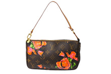 Load image into Gallery viewer, [USED/中古]LOUIS VUITTON ルイ・ヴィトン アクセサリーポーチ M48615  ポシェット アクセソワール ブラウン PVC レザー ゴールド金具 Bランク 中古 65714