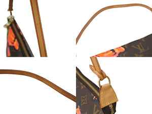 [USED/中古]LOUIS VUITTON ルイ・ヴィトン アクセサリーポーチ M48615  ポシェット アクセソワール ブラウン PVC レザー ゴールド金具 Bランク 中古 65714