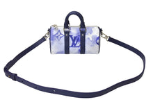 画像をギャラリービューアに読み込む, 極美品 LOUIS VUITTON ルイヴィトン キーポルXS 2WAY ショルダーバッグ モノグラムウォーターカラー ネイビー ホワイト M45761 中古 65721