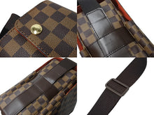 画像をギャラリービューアに読み込む, 極美品 LOUIS VUITTON ルイヴィトン ショルダーバッグ N45255 ナヴィグリオ ブラウン ダミエキャンバス 中古 65727