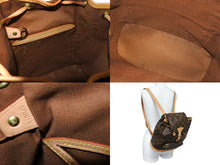 画像をギャラリービューアに読み込む, LOUIS VUITTON ルイヴィトン モンスリMM バックパック リュック M51136 モノグラム ブラウン ゴールド金具 美品 中古 65729