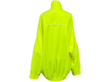Load image into Gallery viewer, 極美品 BALENCIAGA バレンシアガ パイピング オーバーサイズ トラック ジャケット 蛍光 イエロー 2020年 ポリエステル 643053 サイズ38 中古 65736