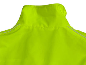 極美品 BALENCIAGA バレンシアガ パイピング オーバーサイズ トラック ジャケット 蛍光 イエロー 2020年 ポリエステル 643053 サイズ38 中古 65736