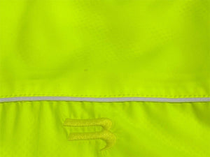 極美品 BALENCIAGA バレンシアガ パイピング オーバーサイズ トラック ジャケット 蛍光 イエロー 2020年 ポリエステル 643053 サイズ38 中古 65736
