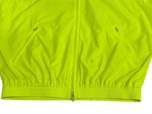 極美品 BALENCIAGA バレンシアガ パイピング オーバーサイズ トラック ジャケット 蛍光 イエロー 2020年 ポリエステル 643053 サイズ38 中古 65736