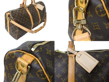 Load image into Gallery viewer, LOUIS VUITTON ルイヴィトン モノグラム キーポル バンドリエール 50 ボストンバッグ ブラウン 2WAY ロゴ 旅行バッグ 鞄 M41416 良品 中古 65743