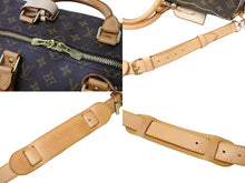 Load image into Gallery viewer, LOUIS VUITTON ルイヴィトン モノグラム キーポル バンドリエール 50 ボストンバッグ ブラウン 2WAY ロゴ 旅行バッグ 鞄 M41416 良品 中古 65743