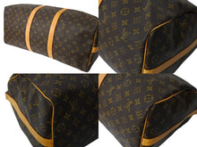Load image into Gallery viewer, LOUIS VUITTON ルイヴィトン モノグラム キーポル バンドリエール 50 ボストンバッグ ブラウン 2WAY ロゴ 旅行バッグ 鞄 M41416 良品 中古 65743