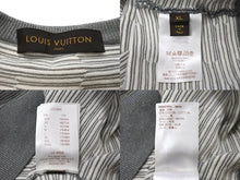 画像をギャラリービューアに読み込む, LOUIS VUITTON ルイヴィトン ニット セーター 2017年 LVロゴ金具 長袖 エピ柄 トップス サイズXL グレー 美品 中古 65758