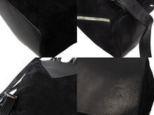 Load image into Gallery viewer, 極美品 CHROME HEARTS クロムハーツ イギー バックパック リュック レザー×925 ブラック×シルバー ラージダガー付き 中古 65769