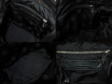 Load image into Gallery viewer, 極美品 CHROME HEARTS クロムハーツ イギー バックパック リュック レザー×925 ブラック×シルバー ラージダガー付き 中古 65769