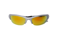 画像をギャラリービューアに読み込む, 極美品 OAKLEY オークリー フラックジャケット サングラス 03-884 サイズ63/14 133 プラスチック シルバー ブラック イエロー 中古 65772