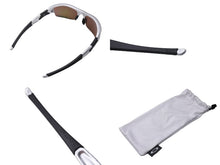 画像をギャラリービューアに読み込む, 極美品 OAKLEY オークリー フラックジャケット サングラス 03-884 サイズ63/14 133 プラスチック シルバー ブラック イエロー 中古 65772