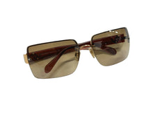 Load image into Gallery viewer, CHANEL シャネル サングラス 4107-B c125/13 ブラウン ココマーク 美品 中古 65773