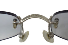 Load image into Gallery viewer, CHANEL シャネル サングラス ココマーク ノンフレーム サイズ54□19 130 グレー 美品 中古 65791