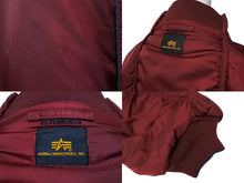 画像をギャラリービューアに読み込む, VETEMENTS ヴェトモン ボンバージャケット サイズS WAH18JA18 アルファ リバーシブルナイロン グリーンレッド 18SS 美品 中古 65806 