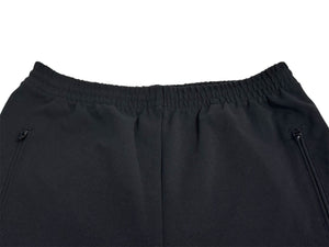 極美品 BALENCIAGA バレンシアガ トラックパンツ 595007 サイズ44 サイドライン ロゴ刺繍 ブラック ホワイト 19AW 中古 65820