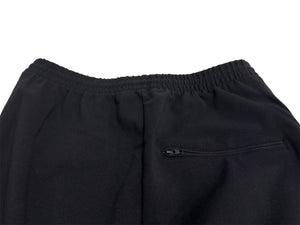 極美品 BALENCIAGA バレンシアガ トラックパンツ 595007 サイズ44 サイドライン ロゴ刺繍 ブラック ホワイト 19AW 中古 65820